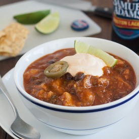 Pork, Pumpkin & Black Bean Chili