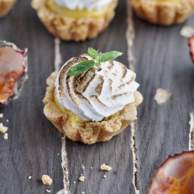 Passion Fruit Curd Tartlets