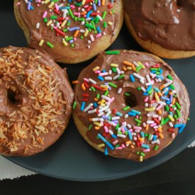 Baked Donuts with Buttercream