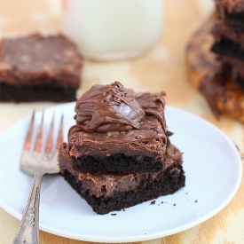 Fudgy Nutella Chocolate Cake