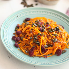 Butternut Squash Noodles & Quinoa