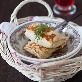 “Blintzes” with Cabbage