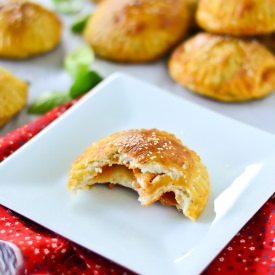 Pepperoni Pizza Pretzel Hand Pies