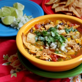 Spicy Chicken Tortilla Soup