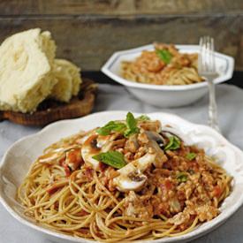 Ground Turkey Spaghetti