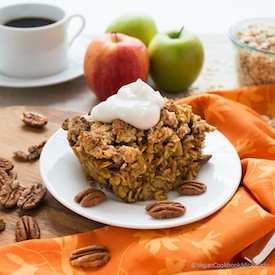 Pumpkin Spice Baked Oatmeal