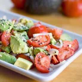 Sesame, Tomato & Avocado Salad