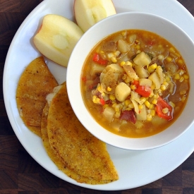 Sweet Potato and Corn Chowder