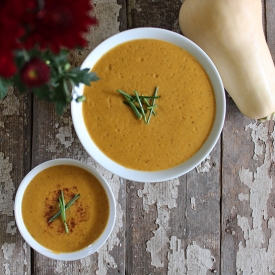 Creamy Butternut Squash Apple Soup