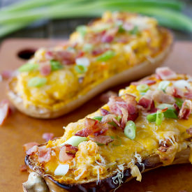 Double-Stuffed Butternut Squash