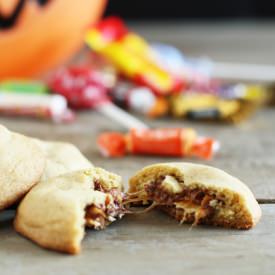 Candy Bar Surprise Cookie