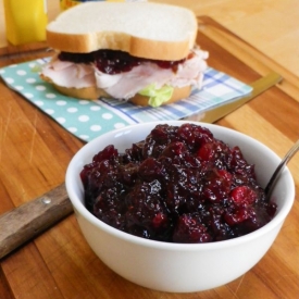 Ruby Port Cranberry Sauce