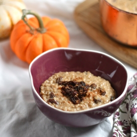 Pumpkin Spice Steel-Cut Oats