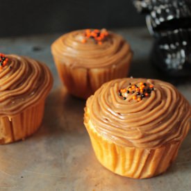 Cream Filled Spiced Cupcake