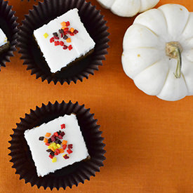 Cream Cheese Frosted Pumpkin Bars