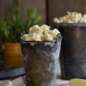 Rosemary Parmesan Popcorn