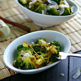 Spicy Curried Broccoli Tstd Coconut