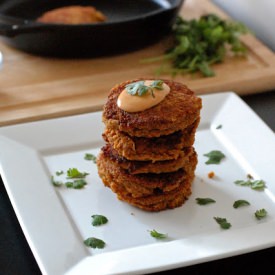 Spicy Sweet Potato Cakes