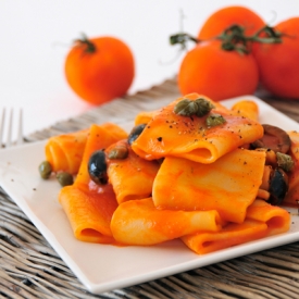 Paccheri all’ Arrabbiata Vegan