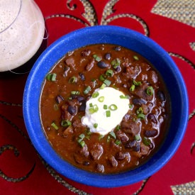 Beef and Black Bean Chili