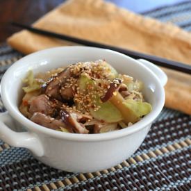 Pork, Mushroom & Cabbage Stir-Fry