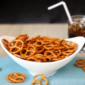 Spicy Seasoned Pretzels