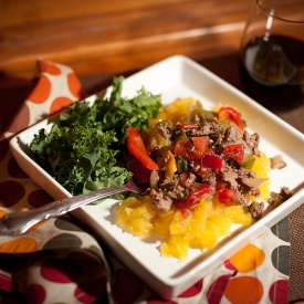 Sausage, Peppers, & Spaghetti Squash