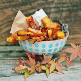 Caramelised Coconut Pumpkin Fries