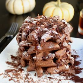 Double Chocolate Belgian Waffles