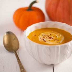 Pumpkin, Chilli and Coconut Soup