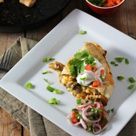 Chicken Quesadilla Pie