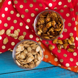 Roasted Pumpkin Seeds 2 Ways