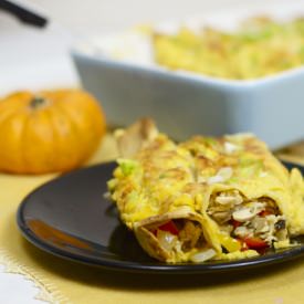 Chipotle Pumpkin Enchiladas