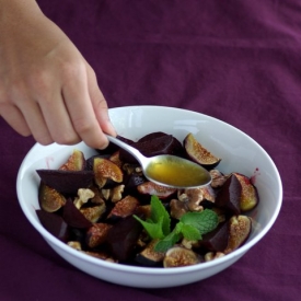 Roasted Fig & Beetroot Salad