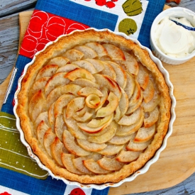 Vanilla-Bean Pear and Apple Tart