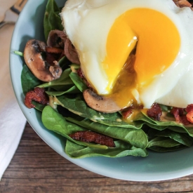 Warm Spinach Salad