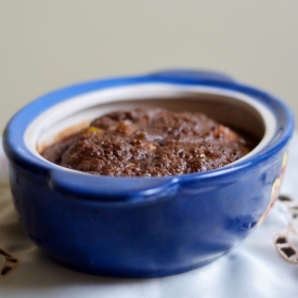 Chocolate Apple Clafoutis