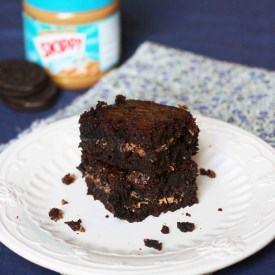 Oreo & Peanut Butter Brownies