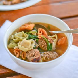 Sausage and Tortellini Soup