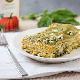 Pumpkin Basil Lasagna