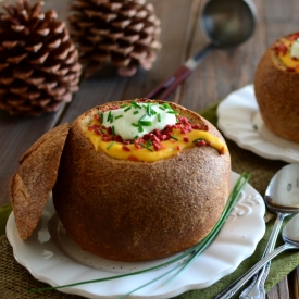 Loaded Cheesy Baked Potato Soup