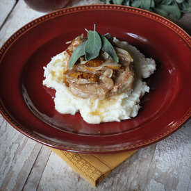 Beer-Braised Pork Chops