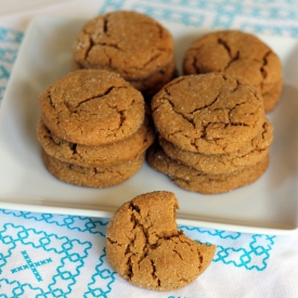 Whole Wheat Ginger Spice Cookies