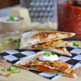 Yam and Pepita Quesadillas