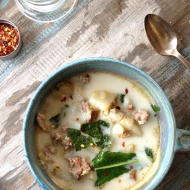 Zuppa Toscana with Garden Kale