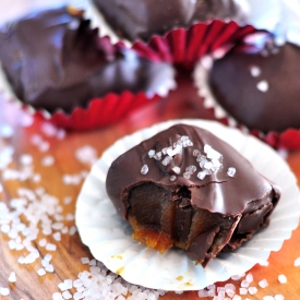 Pumpkin Salted Caramel Chocolates