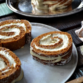 Maple Brown Sugar Pumpkin Roll