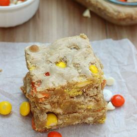 White Chocolate Candy Corn Blondies