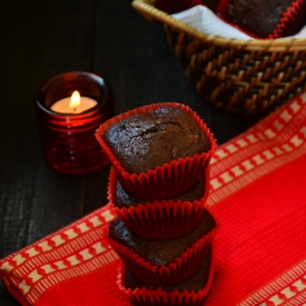 Eggless Chocolate-Dry Fruit Muffins