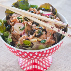 Chicken Lettuce Bowls